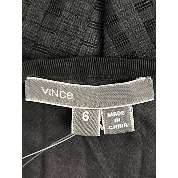 Vince Black Pleated A-Line Skirt Women’s Size 6 NWT Saks Fifth Avenue $275 - Picture 2 of 11